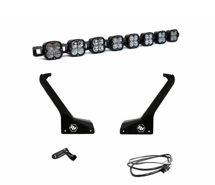 Baja Designs Jeep JL/JT 8XL Linkable Roof Mount Light Kit - Jeep 2020-25 Gladiator; 2018-25 Wrangler JL