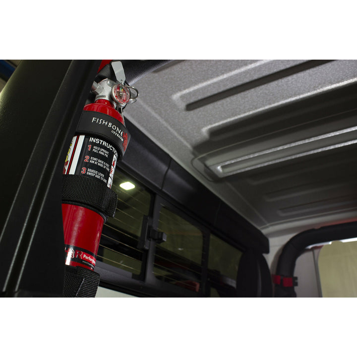 Fishbone Offroad Fire Extinguisher Holder for Jeep JK Jk JT (2007-2025)