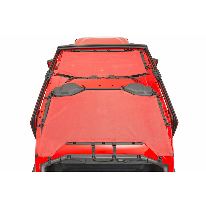 MasterTop ShadeMaker Freedom Mesh Bimini Top Plus for 2018-25 Jeep Wrangler JL Unlimited