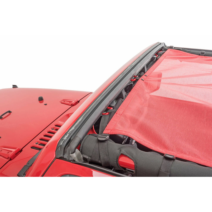 MasterTop ShadeMaker Freedom Mesh Bimini Top Plus for 07-18 Jeep Wrangler JK