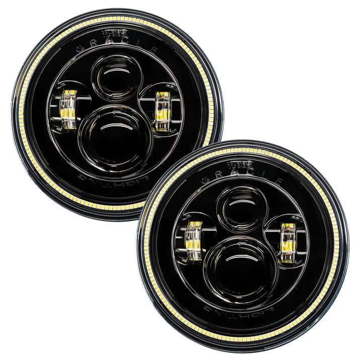 Oracle Lighting 7" High Powered Projector LED Headlight Pair for Jeep Wrangler JL 2018-2022