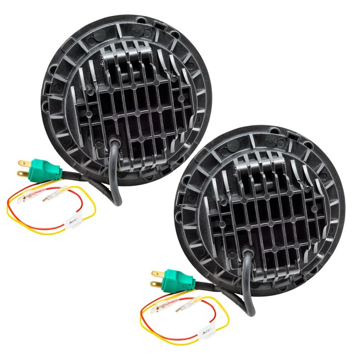 Oracle Lighting 7" High Powered LED Headlight Pair for Jeep Wrangler JK 2007-2018
