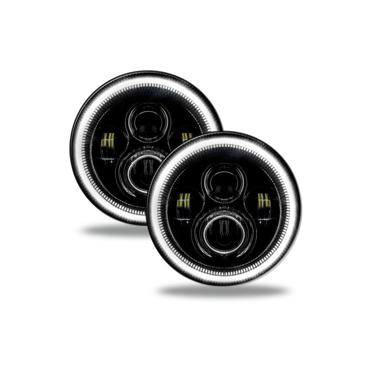 Oracle Lighting 7" High Powered LED Headlight Pair for Jeep Wrangler JK 2007-2018