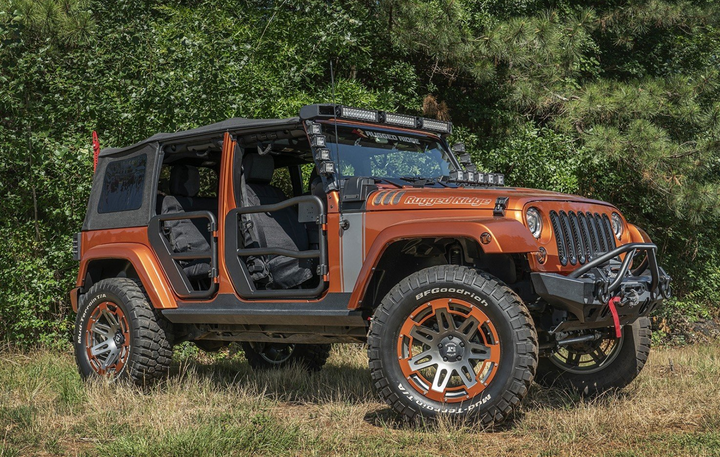 Rugged Ridge Fortis Tube Doors for 07-18 Jeep Wrangler JK Unlimited 4-Door