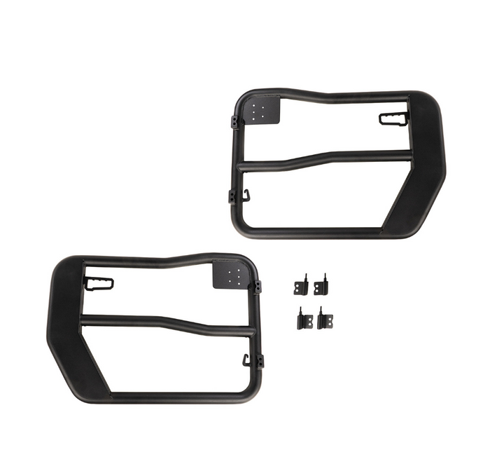 Rugged Ridge Fortis Tube Doors for 07-18 Jeep Wrangler JK Unlimited 4-Door
