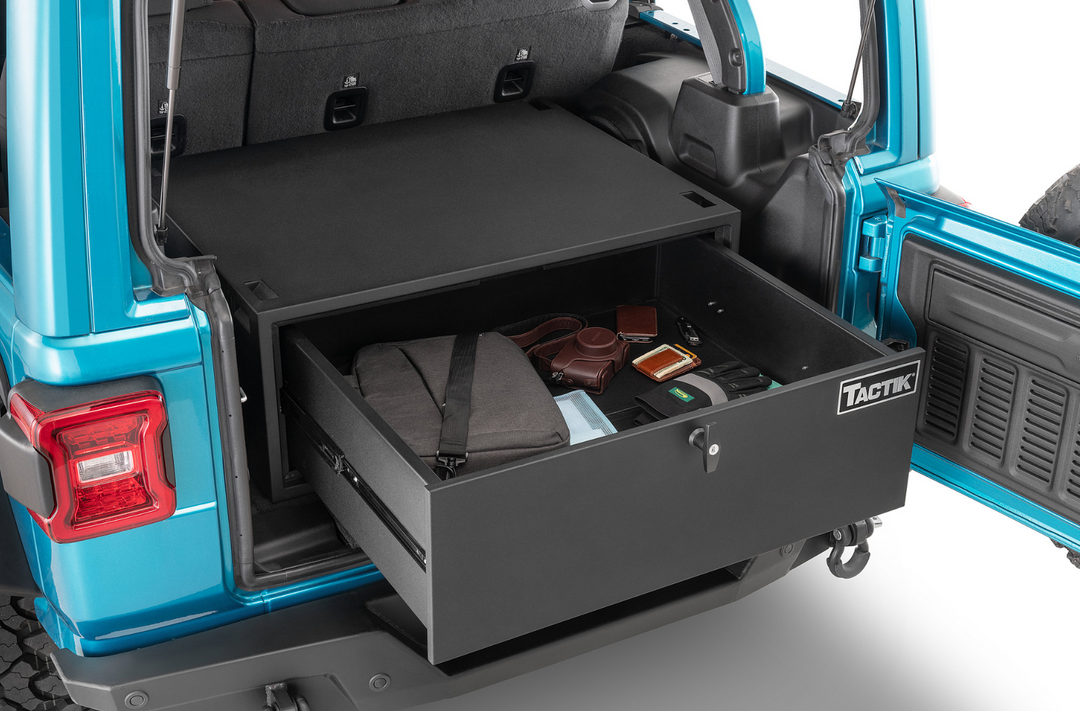 TACTIK Storage Box for 07-25 Jeep Wrangler JKU & JLU