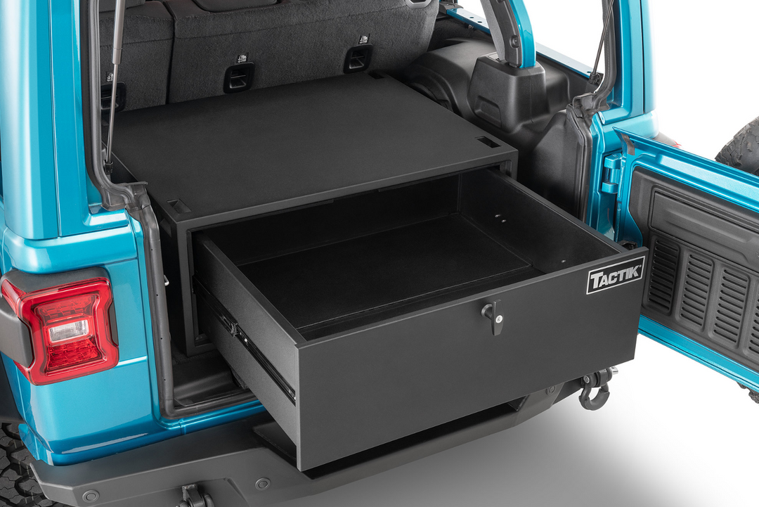 TACTIK Storage Box for 07-25 Jeep Wrangler JKU & JLU
