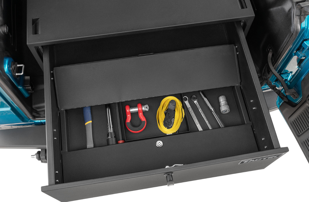 TACTIK Storage Box for 07-25 Jeep Wrangler JKU & JLU