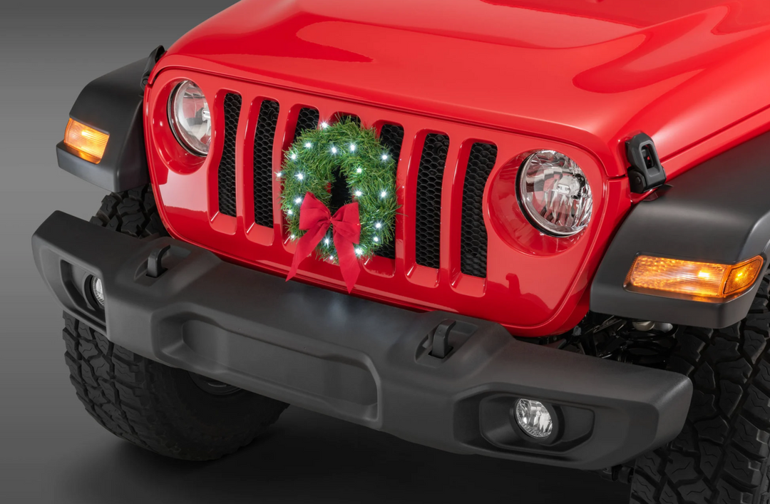 Quadratec 12-Volt LED Christmas Wreath