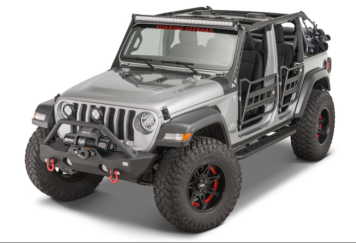 Fishbone Offroad  Mako Stubby Front Bumper for 18-25 Jeep Wrangler JL & Gladiator JT