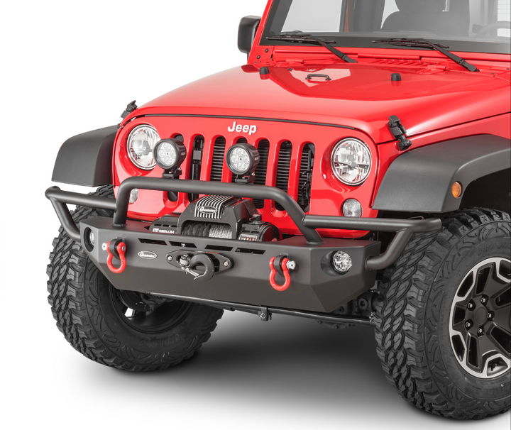 Quadratec QRC Front Winch Ready Bumper Full Width Without Winch for 07-18 Jeep Wrangler JK