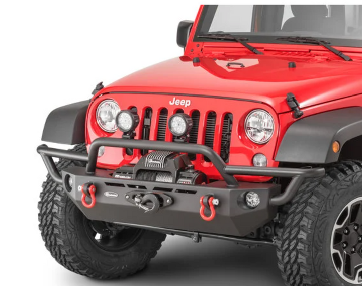 Quadratec QRC Front Winch Ready Bumper Full Width Without Winch for 07-18 Jeep Wrangler JK