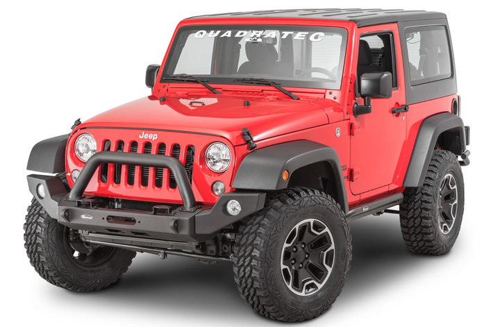 Quadratec Modular Winch Ready Front Bumper for 07-18 Jeep Wrangler JK