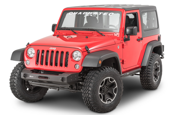 Quadratec Modular Winch Ready Front Bumper for 07-18 Jeep Wrangler JK