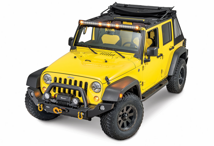 Quadratec Modular Winch Ready Front Bumper for 07-18 Jeep Wrangler JK