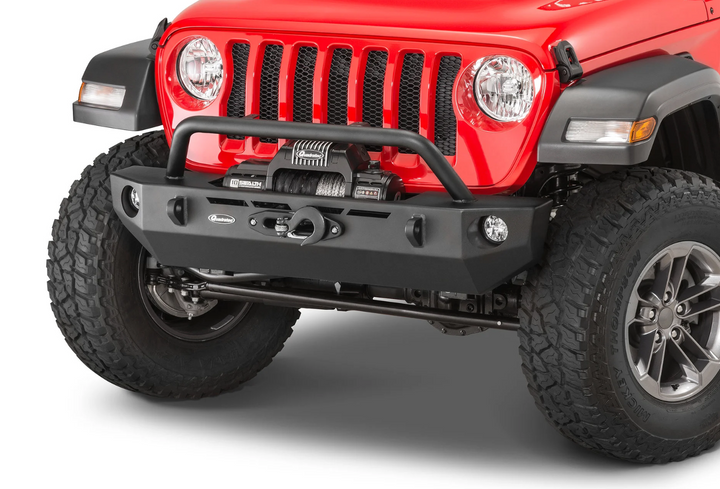 Quadratec QRC Front Winch Ready Bumper Full Width for 18-26 Jeep Wrangler JL Gladiator JT