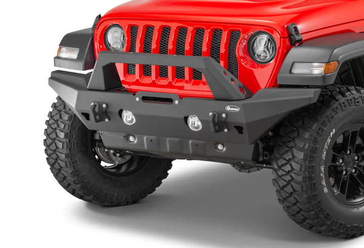 Quadratec Brute Strength™ Winch Bumper Full Width Bumper for 18-25 Jeep Wrangler JL & Gladiator JT