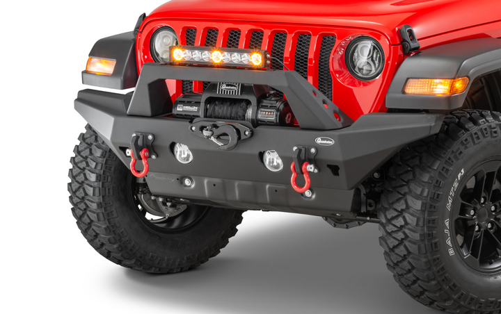 Quadratec Brute Strength™ Winch Bumper Full Width Bumper for 18-25 Jeep Wrangler JL & Gladiator JT