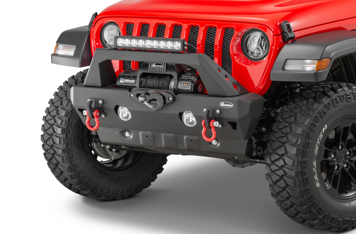 Quadratec Brute Strength™ Winch Bumper Full Width Bumper for 18-25 Jeep Wrangler JL & Gladiator JT