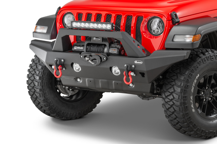Quadratec Brute Strength™ Winch Bumper Full Width Bumper for 18-25 Jeep Wrangler JL & Gladiator JT