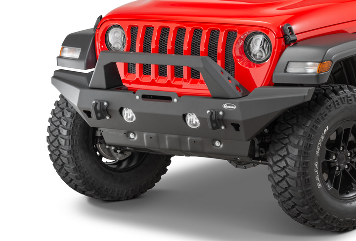 Quadratec Brute Strength™ Winch Bumper Full Width Bumper for 18-25 Jeep Wrangler JL & Gladiator JT