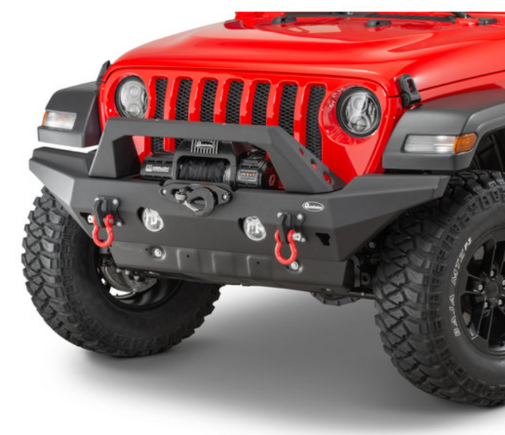 Quadratec Brute Strength™ Winch Bumper Full Width Bumper for 18-25 Jeep Wrangler JL & Gladiator JT