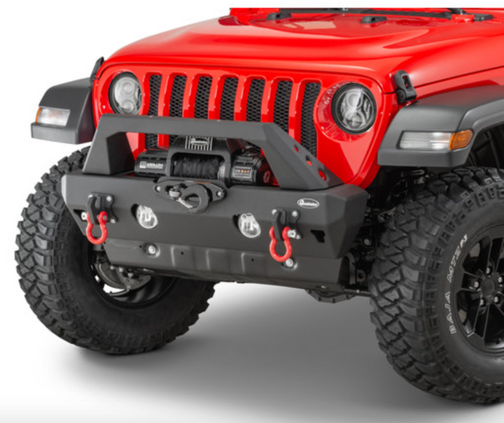 Quadratec Brute Strength™ Winch Bumper Full Width Bumper for 18-25 Jeep Wrangler JL & Gladiator JT