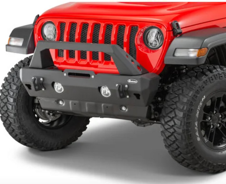 Quadratec Brute Strength™ Winch Bumper Full Width Bumper for 18-25 Jeep Wrangler JL & Gladiator JT