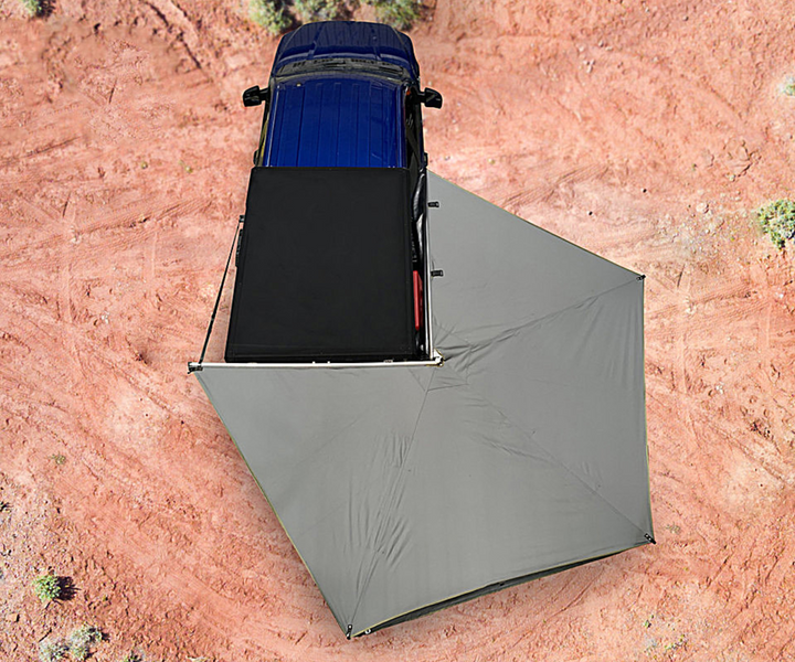 Overland Vehicle Systems Nomadic 270 LT Awning with Black Storage Cover