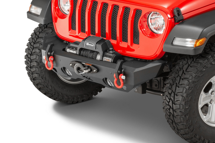 Rugged Ridge HD Stubby Front Bumper for 07-25 Jeep Wrangler JL, JK & Gladiator JT