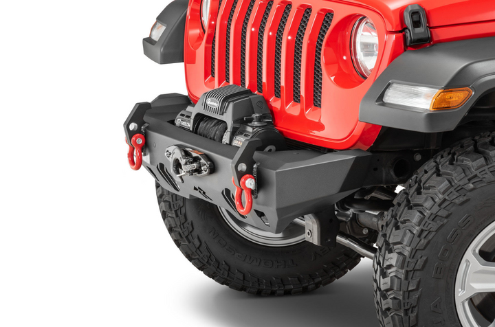 Rugged Ridge HD Stubby Front Bumper for 07-25 Jeep Wrangler JL, JK & Gladiator JT