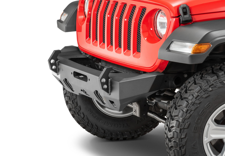 Rugged Ridge HD Stubby Front Bumper for 07-25 Jeep Wrangler JL, JK & Gladiator JT