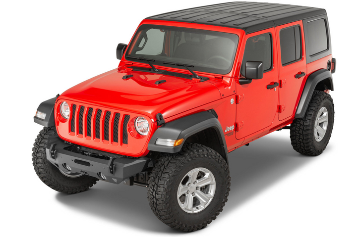 Rugged Ridge HD Stubby Front Bumper for 07-25 Jeep Wrangler JL, JK & Gladiator JT