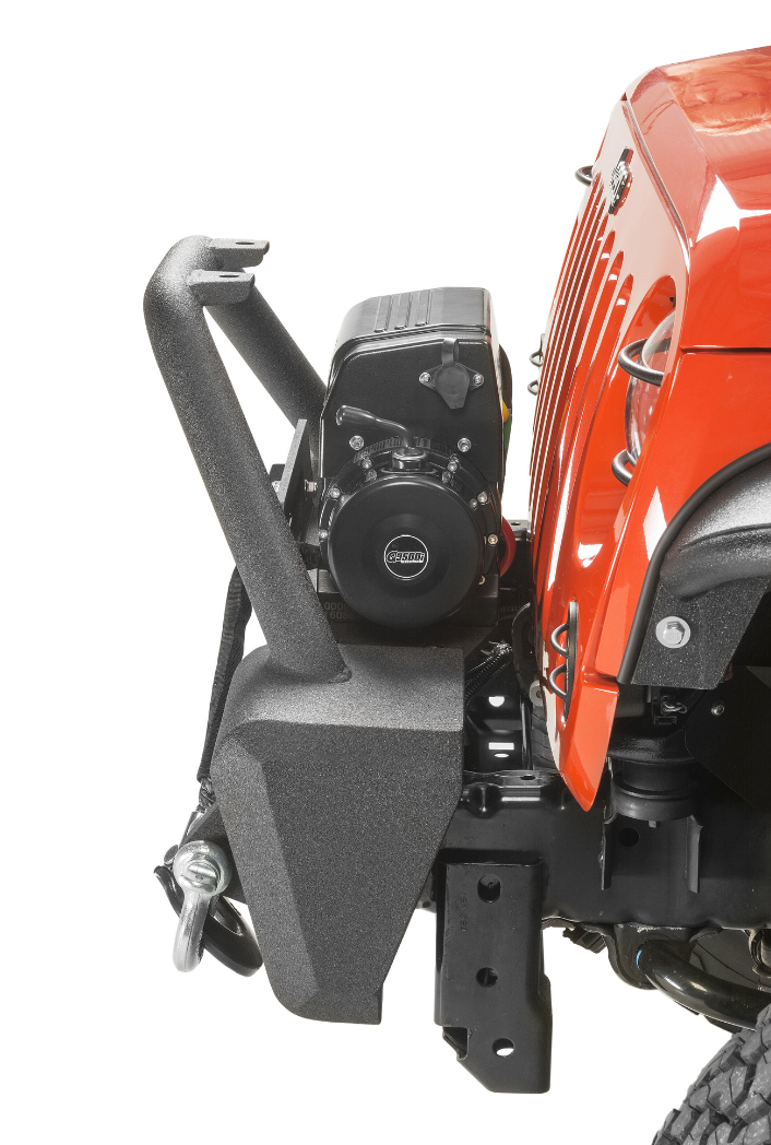 Fishbone Offroad Front Stubby Winch Bumper with Tube Guard for 07-18 Jeep Wrangler JK