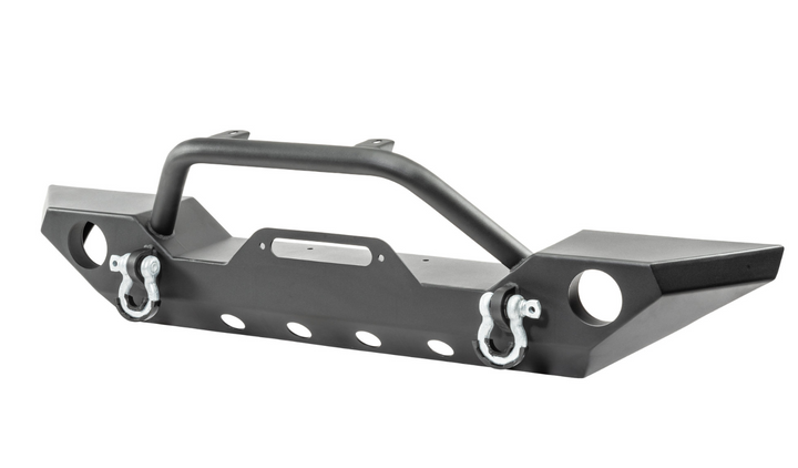 TACTIK HD Front Bumper w/ Hoop for 18-22 Jeep Wrangler JL & Gladiator JT