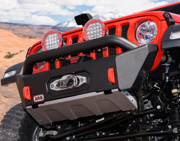 ARB Front Bondi Stubby Winch Bumper for 18-26 Jeep Wrangler JL & Gladiator JT