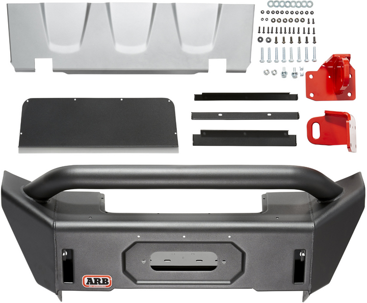 ARB Front Bondi Stubby Winch Bumper for 18-26 Jeep Wrangler JL & Gladiator JT