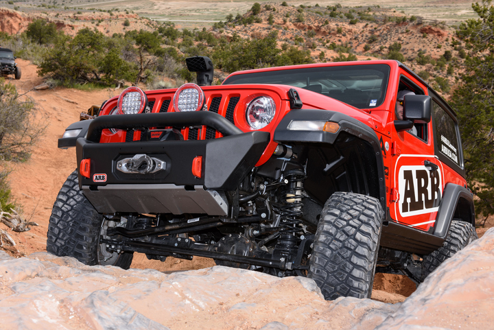 ARB Front Bondi Stubby Winch Bumper for 18-26 Jeep Wrangler JL & Gladiator JT