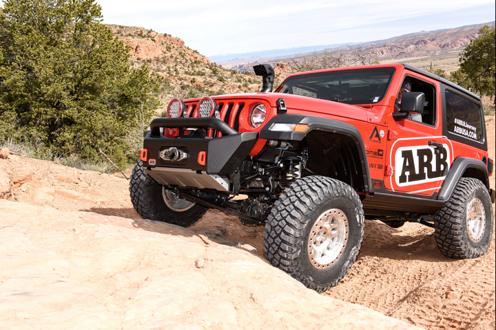 ARB Front Bondi Stubby Winch Bumper for 18-26 Jeep Wrangler JL & Gladiator JT