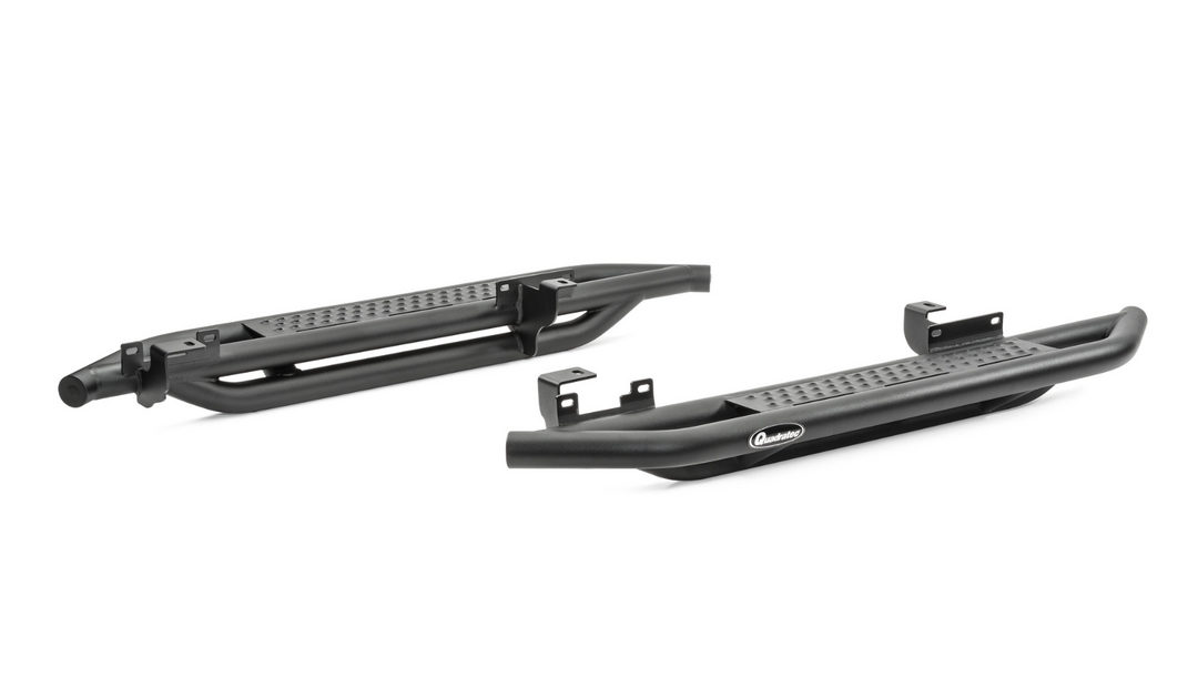 Quadratec QRC Side Armor with Step for 18-26 Jeep Wrangler JL 2-Door