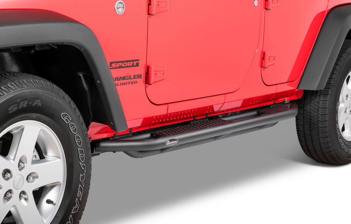 Quadratec QRC Side Armor with Step for 07-18 Jeep Wrangler JK