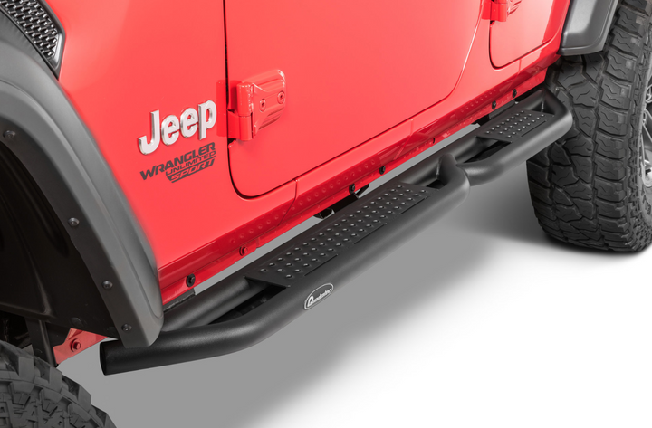 Quadratec QRC Side Armor with Step for 18-26 Jeep Wrangler JL Unlimited 4-Door