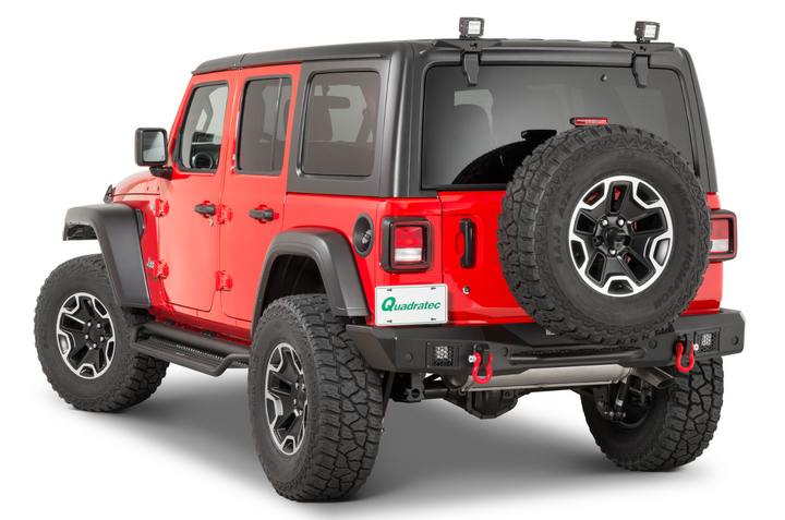 Go Rhino Rockline Full Width Rear Bumper for 18-25 Jeep Wrangler JL
