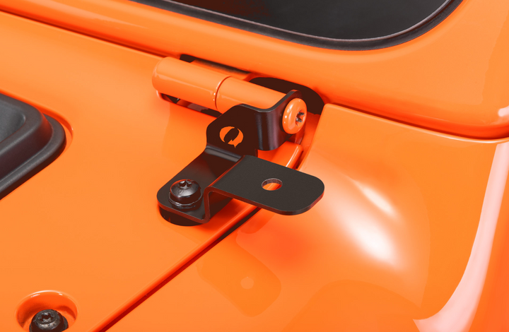 Quadratec Windshield Hinge Mount Light Brackets for 18-25 Jeep Wrangler JL & Gladiator JT