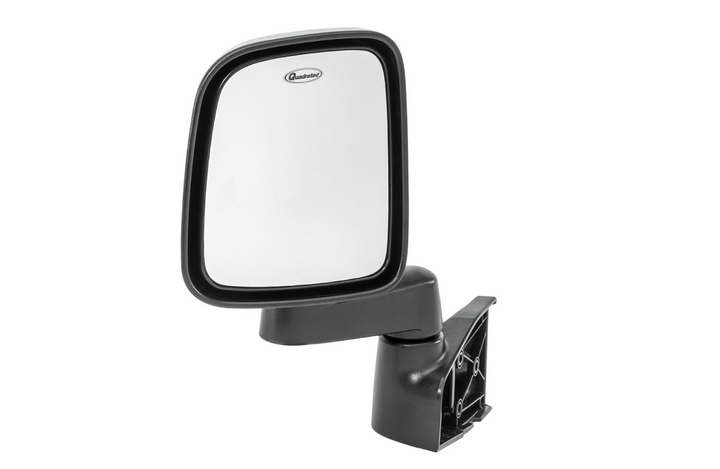 Quadratec 03-06 Factory Styling Replacement Mirror Kit in Black for 87-18 Jeep Wrangler YJ, TJ, 18-25 JK, JL & JT with Aftermarket Tube Doors (13111-0320)