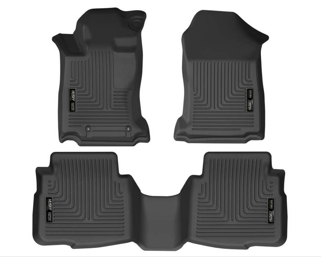 Husky Liners Black Front & 2nd Sear Floor Liners Weather Beater Subaru Legacy | Outback 2020+