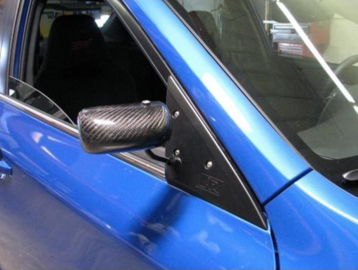 APR Performance Formula 3 Black Base Carbon Fiber Mirror Subaru WRX 2008-2022