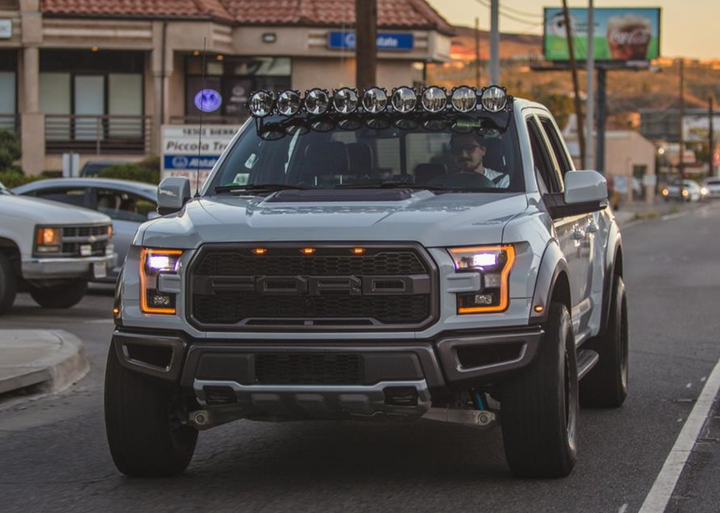 KC Hilites 57" Pro6 Gravity® LED 9 Light Bar Kit for 15-24 Ford F150/Raptor