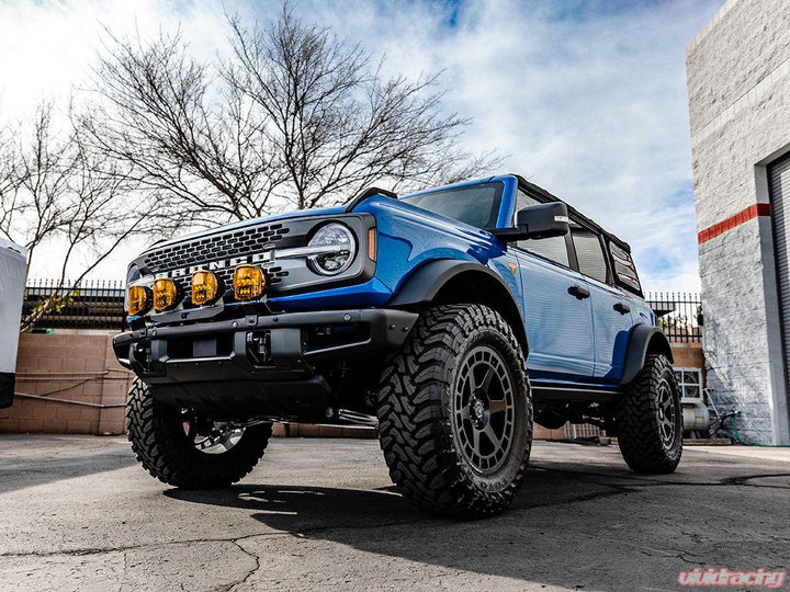 2021-2024 Ford Bronco Front Bumper Light Bracket with 4 Rigid Adapt XP LED Lights