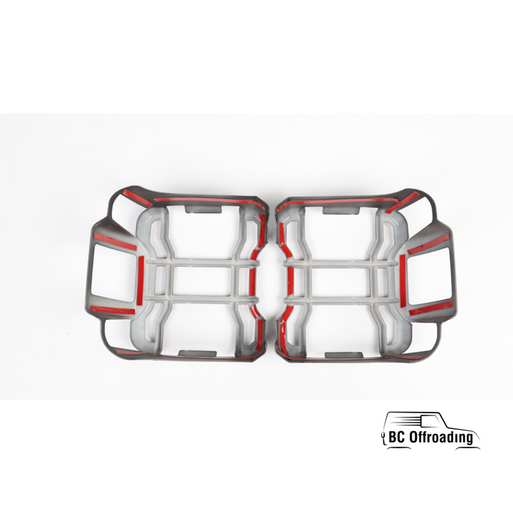 Jeep Wrangler Jl Rubicon Black Rear Led Tail Light Guards 2018+